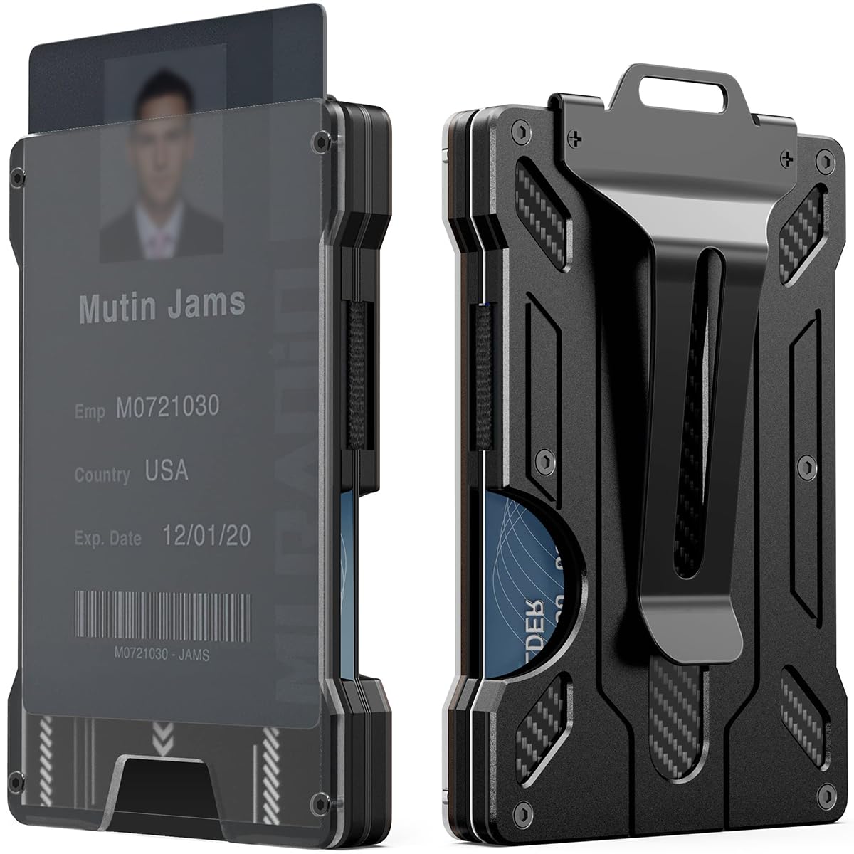 GUSTAVE 3 in 1 Aluminum Slim Wallet for Men Credit Card Holder max to 12-15 pcs Card RFID Blocking Card Wallet GUSTAVE 3 in 1 Aluminum Slim Wallet for Men Credit Card Holder max to 12-15 pcs Card RFID Blocking Card Wallet